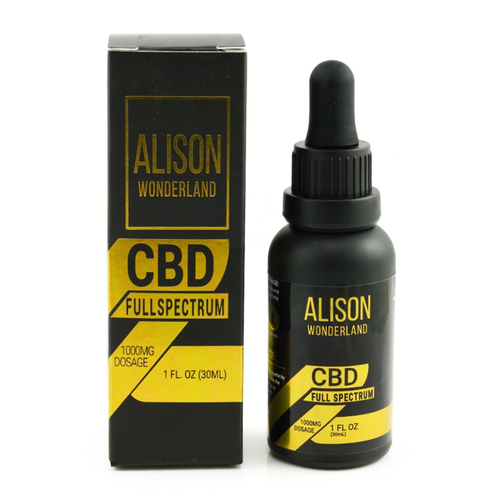 Alison Wonderland Full Spectrum CBD 1000MG Oil EU