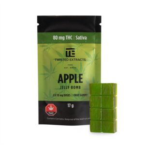 Apple Jelly Bombs by Twisted Extracts 80MG THC Sativa EU