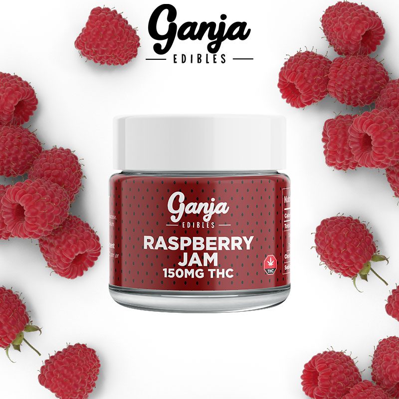 Ganja Edibles Raspberry Jam 150MG THC