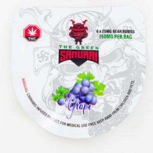 Green Samurai Grape Bear Bombs 150MG THC EU