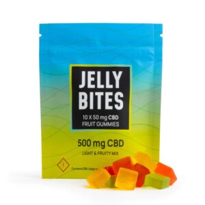 Jelly Bites Light Fruity Mix 500MG CBD Edibles