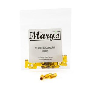 Mary’s Medibles 1:1 THC/CBD Capsules 20MG EU