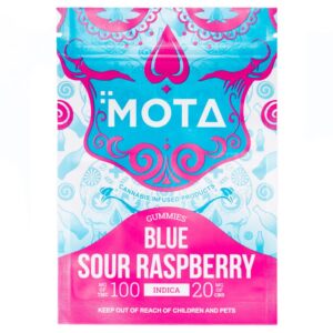 Mota Blue Raspberry Soda Bottles THC Edibles EU