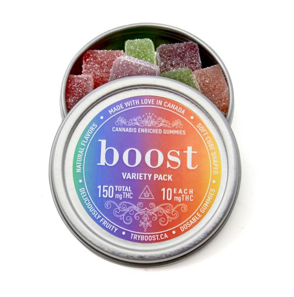 Variety THC Gummies Boost Edibles 150MG EU