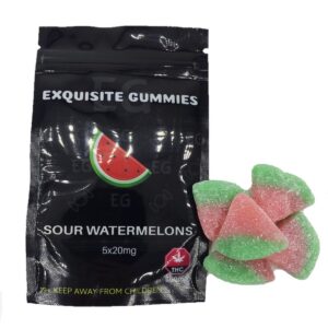 Watermelon THC Gummies by Exquisite 100MG EU